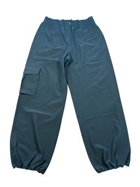 SPANX Casual Fridays Cargo Jogger Pants Black Size Large NWT
